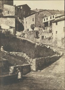 Ulica w Grasse, 1852. autorstwa Charles Nègre