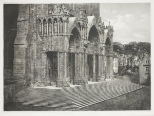 Katedra w Chartres autorstwa Charles Nègre