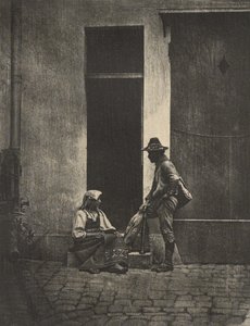 [Pifferari wraca do domu]. autorstwa Charles Nègre