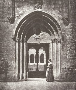 Portal Saint-Trophime, wejście do klasztoru, Arles, kościół metropolitalny Saint-Trophime, ..., 1852.