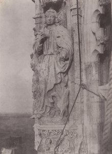 Święty Jan Ewangelista, katedra w Chartres, ok. 1854 (zdjęcie) autorstwa Charles Nègre