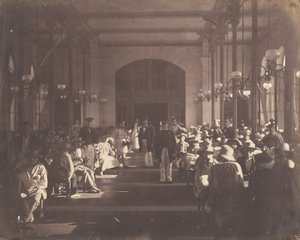 Refektarz Cesarskiego Azylu w Vincennes, 1858-59. autorstwa Charles Nègre