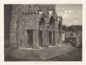 Tablica XII – Katedra w Chartres, Portico du Midi (Płyta XII – Katedra w Chartres, wejście południowe)