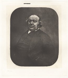 Tablica IX – Portret Julesa Janina wg Nadara (tabl. IX – Portret Julesa Janina wg Nadara) autorstwa Charles Nègre, Nadar, André Jammes