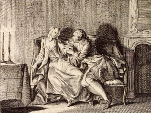 Modlitwa świętego Juliana autorstwa Charles Nicolas Cochin