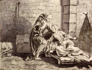 Le Diable en enfer autorstwa Charles Nicolas Cochin