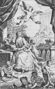 Portret Madame de Pompadour, ca. 1745.