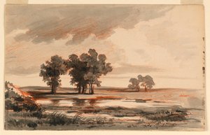 Krajobraz autorstwa Charles Nicolas Ransonnette
