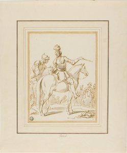 Rycerze na koniach autorstwa Charles Parrocel