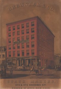 Brewster & Co. Coach Makers, 372 i 374 Broome St., ca. 1860-70