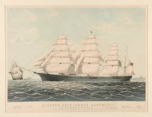 Statek Clipper autorstwa Charles Parsons