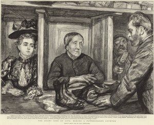Za ladą lombardu (lito) autorstwa Charles Paul (after) Renouard