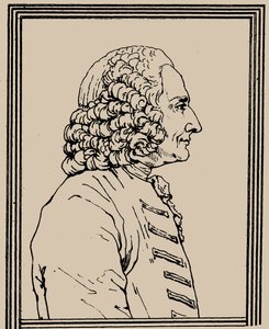 Portret kompozytora Jean-Philippe Rameau 1683-1764, c. 1800.