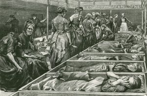Schronisko Armii Zbawienia dla kobiet w Whitechapel autorstwa Charles Paul Renouard