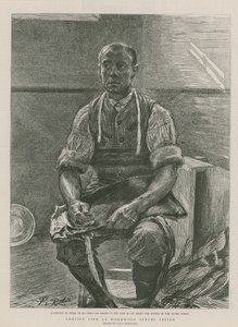 Skazaniec życie w więzieniu Wormwood Scrubs (grawerowanie) autorstwa Charles Paul Renouard