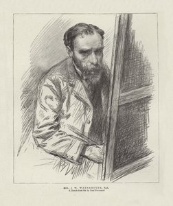John William Waterhouse autorstwa Charles Paul Renouard