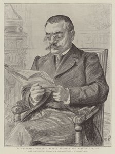 M Theophile Delcasse, francuski minister spraw zagranicznych