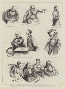 Debata na temat zasad panujących w Izbie Gmin autorstwa Charles Paul Renouard