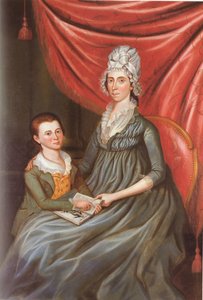 Eleanor Conway Hite i syn, James Madison Hite autorstwa Charles Peale Polk