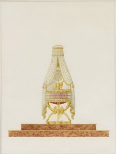 Projekt Gondoli dla Jego Królewskiej Mości Króla Rzymu, 1811 autorstwa Charles Percier