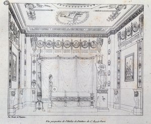 Pracownia Malarstwa dla CI autorstwa Charles Percier