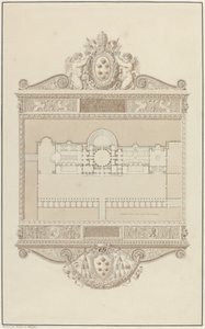 Villa Madama w Rzymie autorstwa Charles Percier and Pierre François Léonard Fontaine