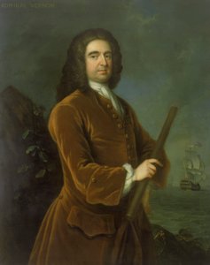 Admirał Edward Vernon (1684-1757), połowa lat 30. XVII wieku (olej na płótnie)