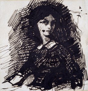 Portret Jeanne Duval, połowa XIX wieku