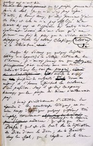 Projekt przedmowy do 2. edycji „Les Fleurs du Mal” (pióro i tusz na papierze) autorstwa Charles Pierre Baudelaire