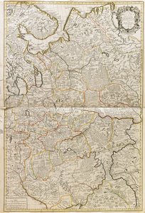Mapa Moskwy autorstwa Charles Price