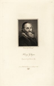 Portret Hendricka Goltziusa, holenderskiego grafika, rysownika i malarza urodzonego w Niemczech autorstwa Charles Pye