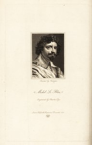 Portret Michela le Blon autorstwa Charles Pye