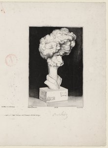 Hector Berlioz autorstwa Charlesa Rameleta (1805-1851) po popiersiu Jean-Pierre Dantana (1800-1869) autorstwa Charles Ramelet
