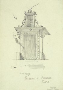 Wejście, Palazzo di Venezia, Rzym autorstwa Charles Rennie Mackintosh