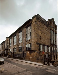 Widok Szkoły Sztuk Pięknych zaprojektowany przez architekta Charlesa Rennie Mackintosha (1868-1928) autorstwa Charles Rennie Mackintosh