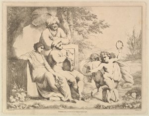 Trzech Putti tańczących do dudziarza, 1 marca 1780.