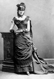 Berthe Morisot, ok.1880 (zdjęcie czarno-białe)