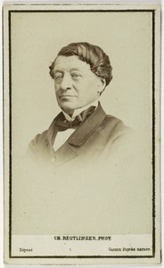 Portret Laborde Léona, dyplomaty, archeologa i kustosza w Luwrze, ok. 1860-90 (foto)