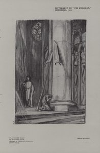 Scena w katedrze św. Joanny w Reims autorstwa Charles Ricketts