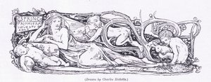 Wiosna, z The Magazine of Art 1893, Cassell and Company, 1893 autorstwa Charles Ricketts