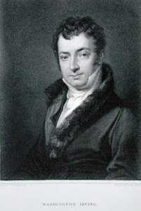 Washington Irving (1783-1859), grawerowane przez Moseley Isaac Danfortha (zm.1862) (grawerowanie)