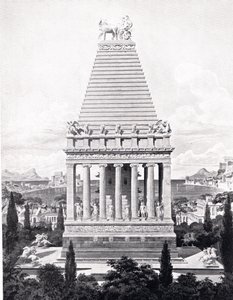 Oryginalne Mauzoleum, ilustracja z "Historii Narodów" Hutchinsona