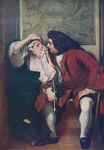 Scena z Tristram Shandy Wujek Toby i wdowa Wadman, 182930, c1915 autorstwa Charles Robert Leslie