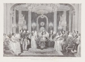 Chrzest Wiktorii, księżniczki królewskiej autorstwa Charles Robert Leslie