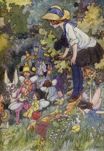 Spojrzenie w krainę baśni (kolor lito) autorstwa Charles Robinson