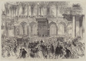 Bal na cześć Sułtana w New India Office, Westminster. autorstwa Sir John Charles Robinson