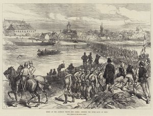 Wjazd wojsk austriackich do Bośni przez rzekę Save, w Brod autorstwa Sir John Charles Robinson