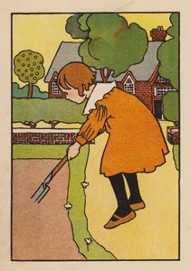Ilustracja dla Babes and Birds (kolorowa litografia) autorstwa Charles Robinson
