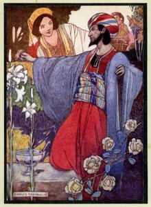 Ilustracja do Rubaiyata Omara Chajjama autorstwa Charles Robinson