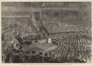 Instalacja księcia Walii jako Wielkiego Mistrza masonów Anglii w Royal Albert Hall